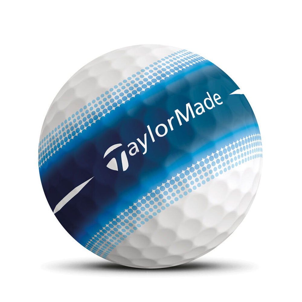 TaylorMade Tour Response Stripe Golf Balls - Blue / Dozen